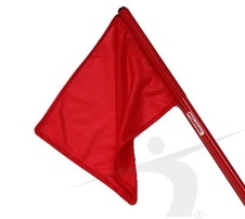 Červená vlajka ze syntetické tkaniny OFR-60