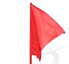 Vlajka se základnou - výška 2m, barva červená BFR-S0324