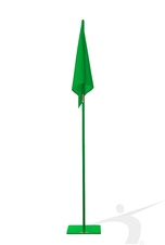 Vlajka se základnou - výška 2m, barva zelená BFG-S0324