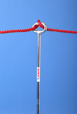 Ocelová tyč s okem pro vytyčení sektoru - výška 1 m PL-S360