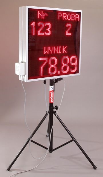 Tabule LED jednostranná se stativem a ovládacím panelem - polský popis TG16-64x64-1