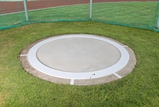 Obruč pro úpravu kruhu na hod kladivem - vnitřní průměr 2,135 m, certifikace IAAF E-05-0417 HCC-2135