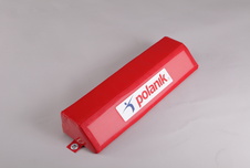 Pěnová podložka PVC - barva červená - rozměry 0,65 x 0,1 x 0,1/0,18 m BE01-65