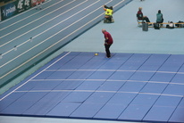 Interiérový sektor pro vrh koulí - rozměry 2x1x0,1 m  MPK-2110