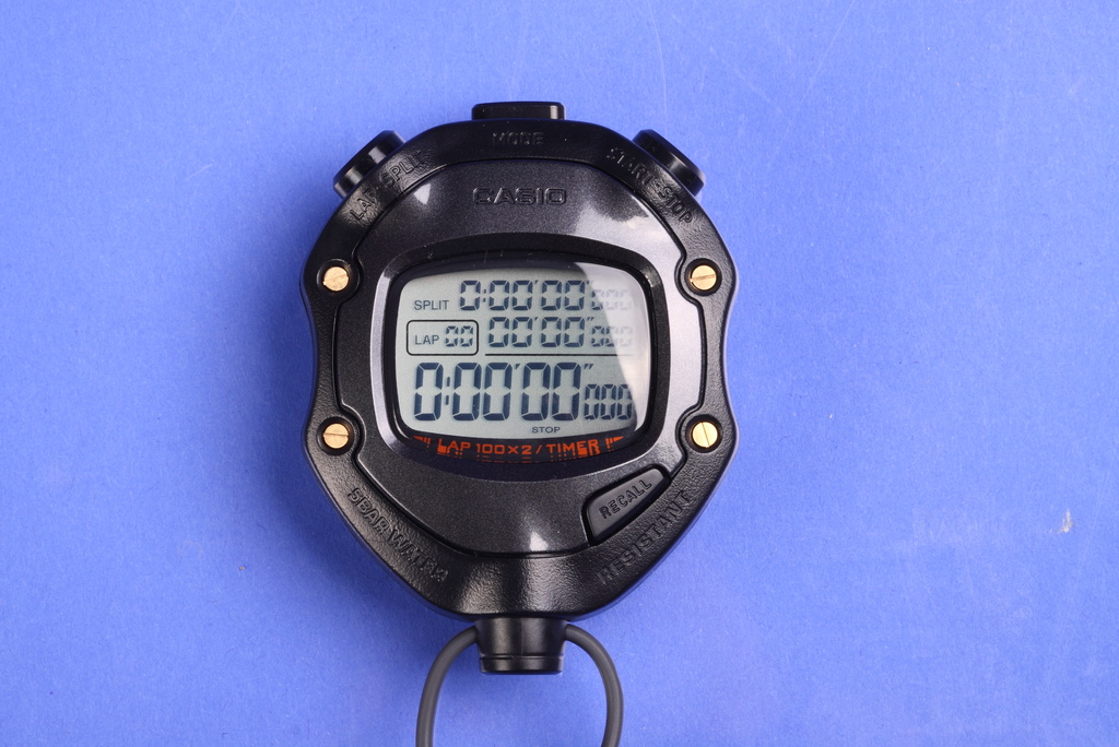 Casio stopky s pamětí 2 x 100 výsledků  HS80TW