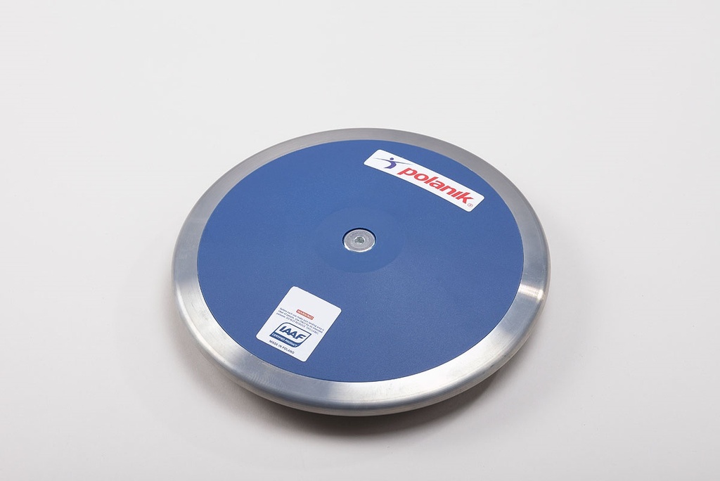 Disk plastový – hmotnost  2 kg, certifikace IAAF I-11-0499 CPD11-2