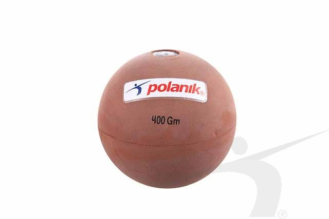 Míč tréninkový pro hod oštěpem - hmotnost 400g, gumový JRB-0,4