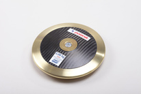 Disk z karbonových vláken - lemovaný mosazným plátem, certifikace IAAF, hmotnost 2 kg CCD17-2