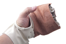 Kladivářské rukavice soutěžní z tvrdé kůže - velikost L ,levá TCHGL-L