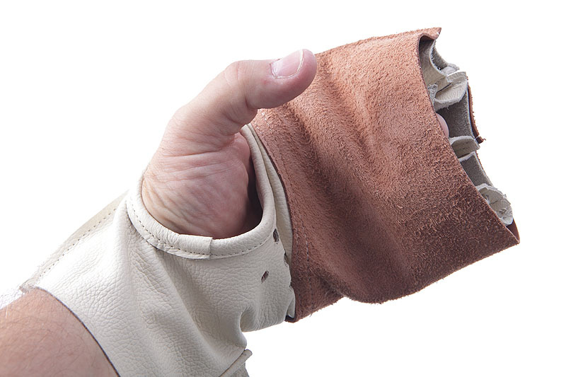 Kladivářské rukavice soutěžní z tvrdé kůže - velikost M ,praváTCHGR-M